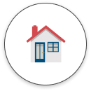 house circle icon